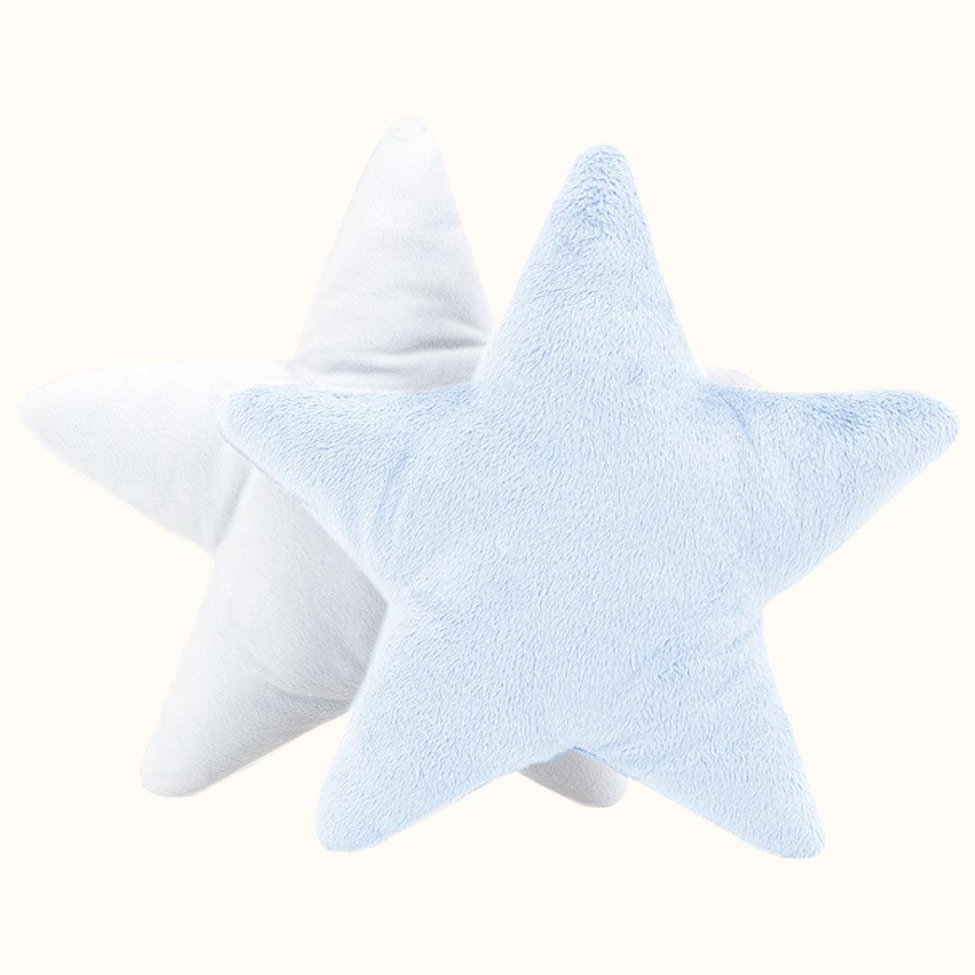 Almofadas Decorativas Estrela Azul e Branco - Pim-Pam-Pum Baby