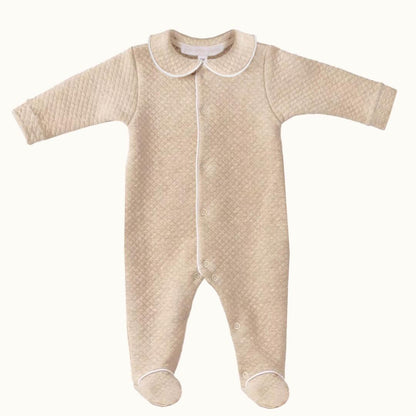 Babygrow Diamante Bege - Pim-Pam-Pum Baby