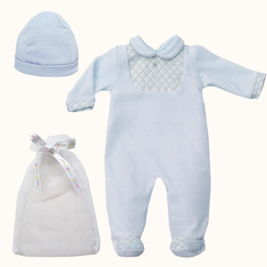 Babygrow e Gorro Príncipe - Pim-Pam-Pum Baby