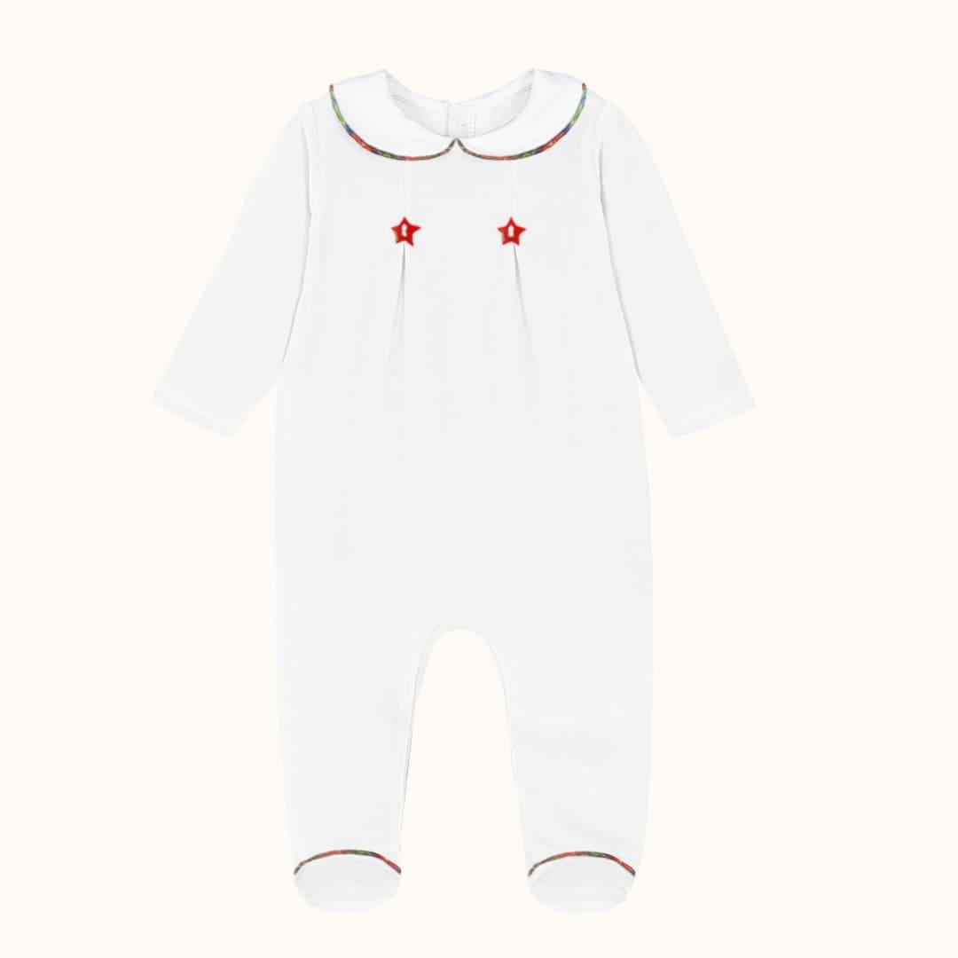 Babygrow Party Natal Branco - Pim-Pam-Pum Baby