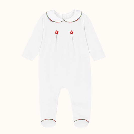 Babygrow Party Natal Branco - Pim-Pam-Pum Baby