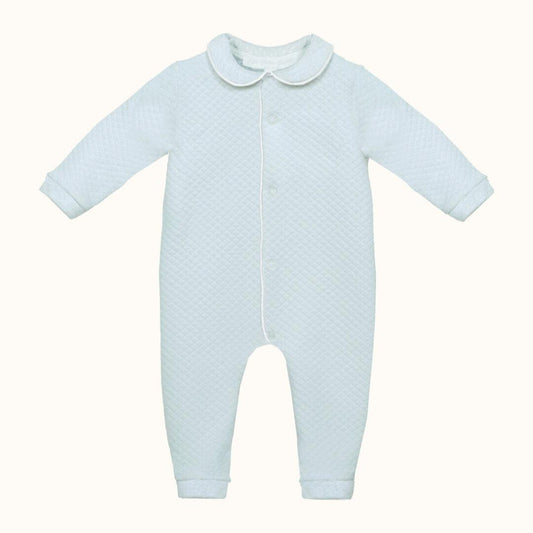 Babygrow sem Pés Diamante Azul - Pim-Pam-Pum Baby