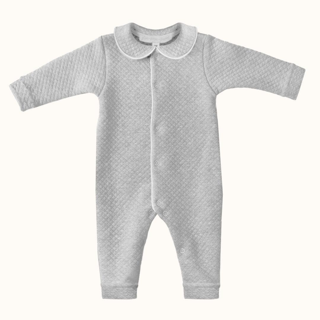 Babygrow sem Pés Diamante Neutros - Pim-Pam-Pum Baby