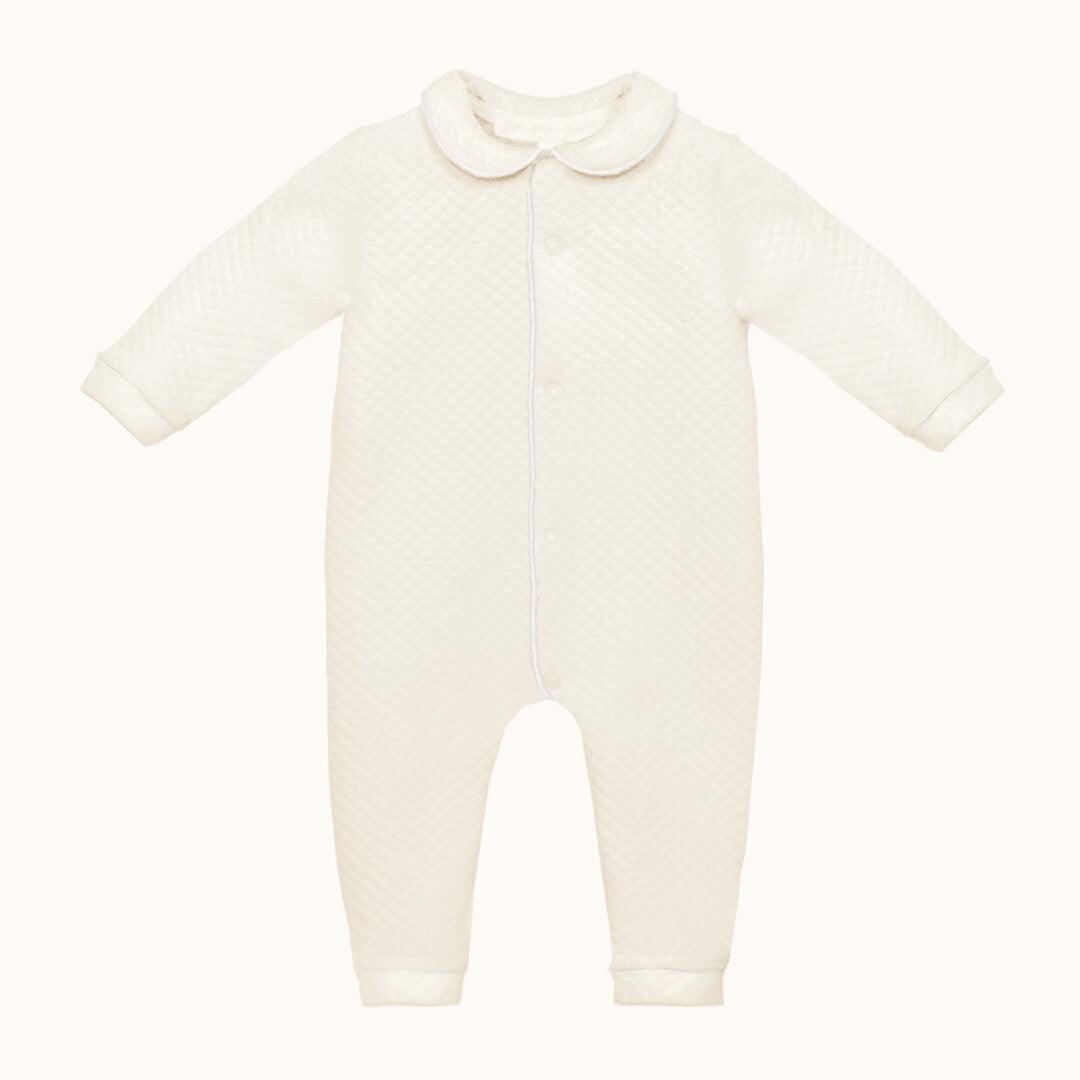 Babygrow sem Pés Diamante Neutros - Pim-Pam-Pum Baby