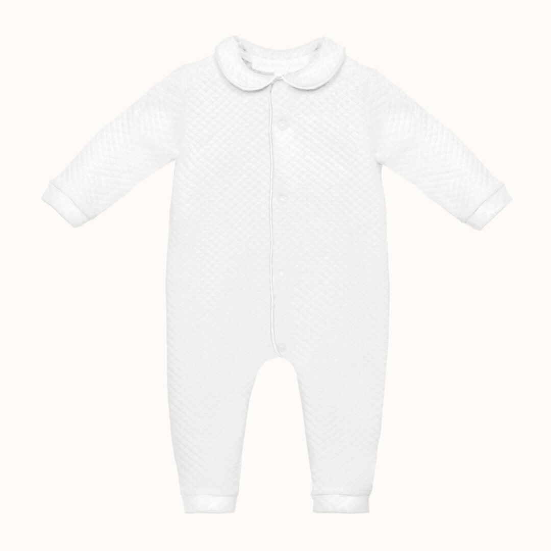 Babygrow sem Pés Diamante Neutros - Pim-Pam-Pum Baby