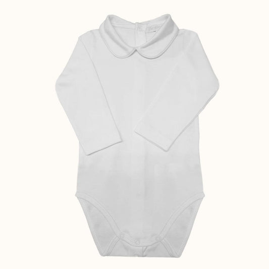 Body de Gola Redonda Bonny Inverno Branco - Pim-Pam-Pum Baby