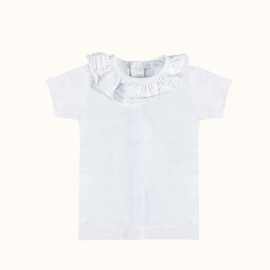 Camisola de Gola Candy Branco Verão - Pim-Pam-Pum Baby