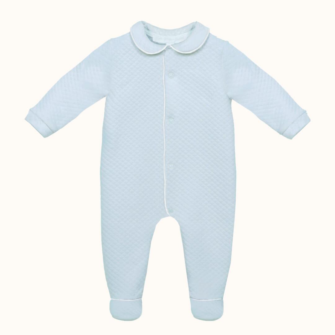 Conjunto de 2 Babygrows Diamante Azul e Cinza - Pim-Pam-Pum Baby