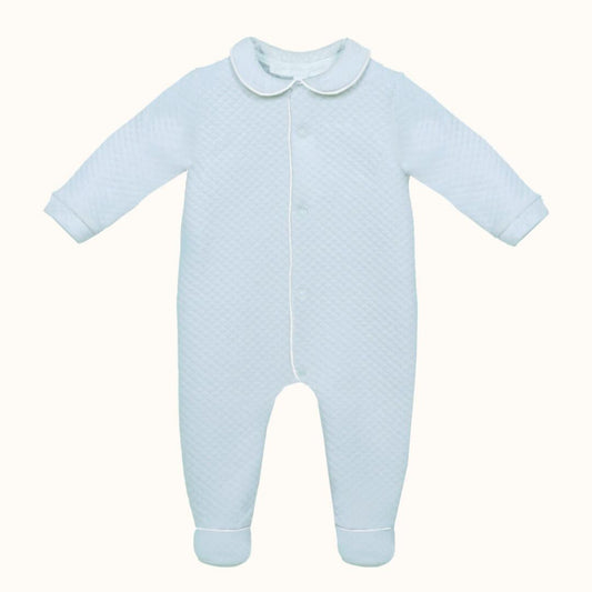 Conjunto de 2 Babygrows Diamante Azul e Cinza - Pim-Pam-Pum Baby