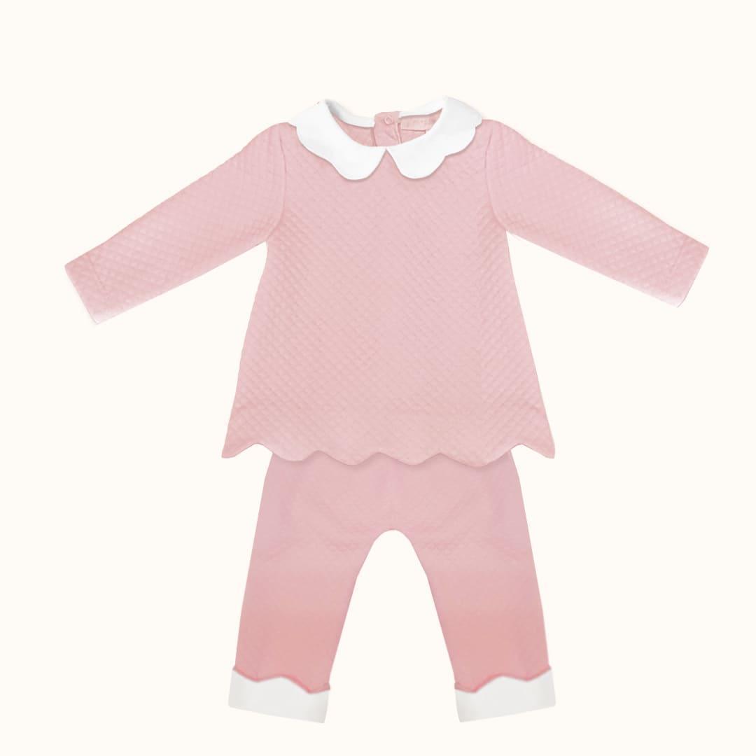 Conjunto de 2 Peças Sem Pés Diamante Rosa Velho - Pim-Pam-Pum Baby