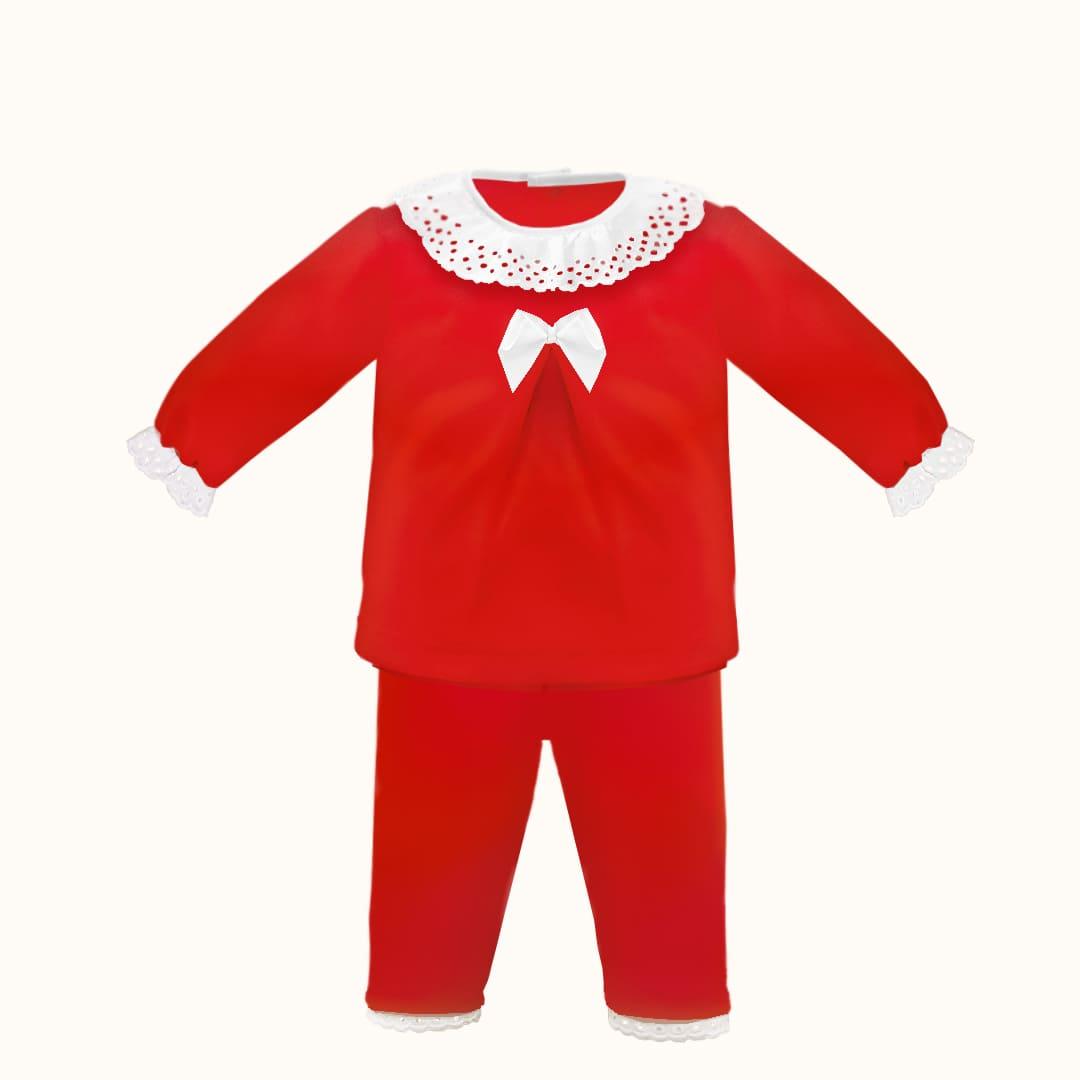 Conjunto de 2 Peças Sem Pés Sublime Vermelho - Pim-Pam-Pum Baby