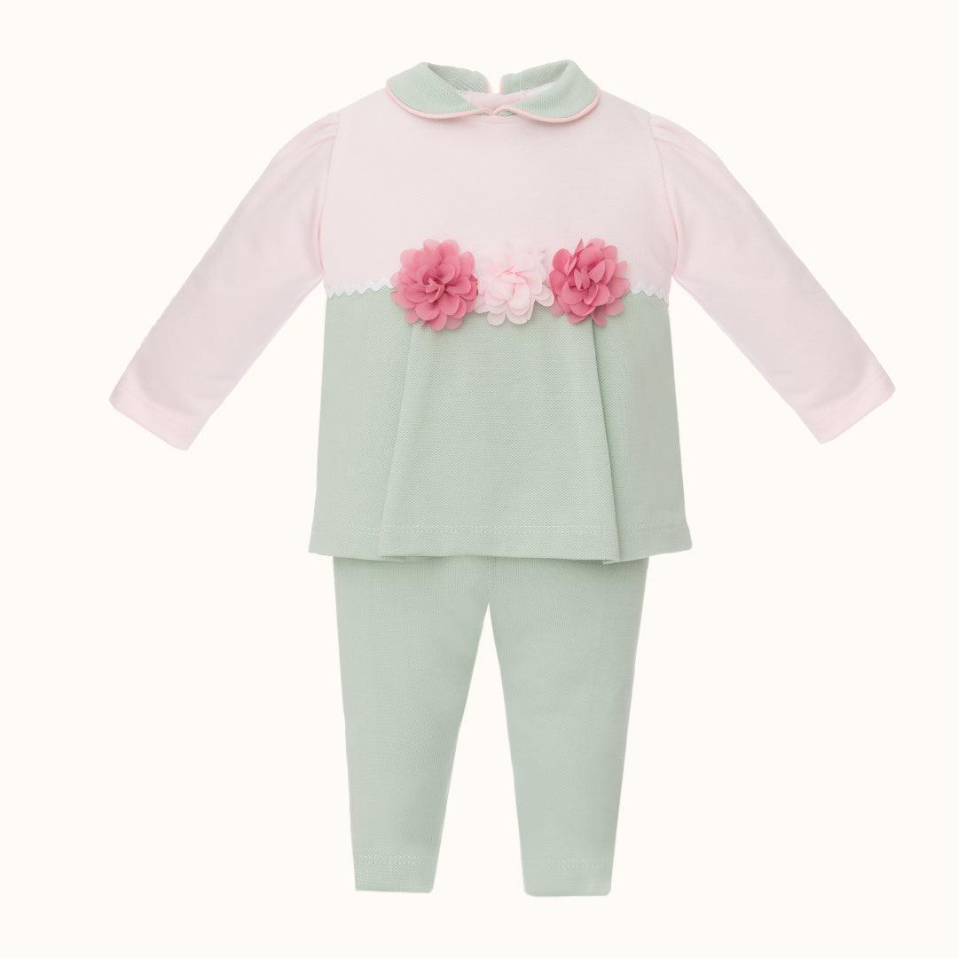 Conjunto Fatinho Jardim Rosa/Verde - Pim-Pam-Pum Baby