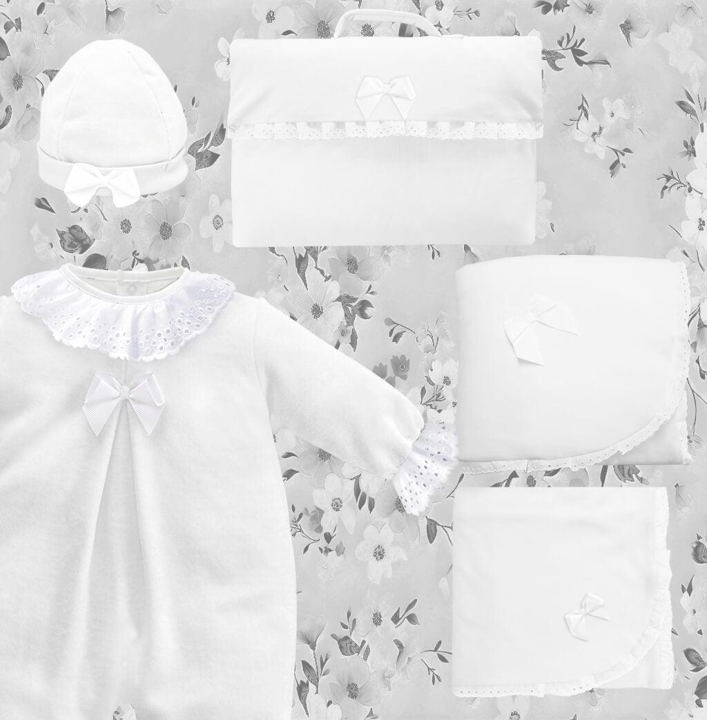 Conjunto Primeira Roupa Sublime Branco - Pim-Pam-Pum Baby