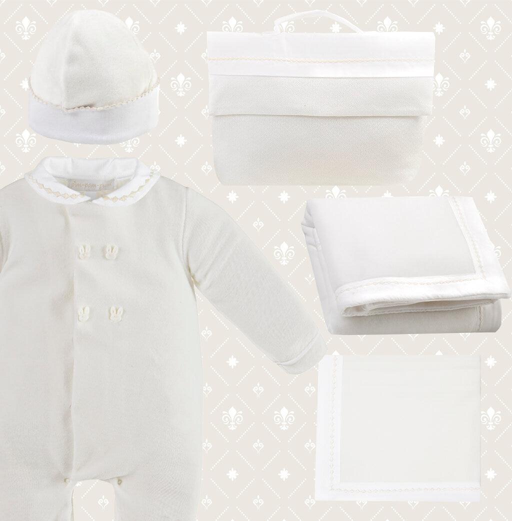 Conjunto Primeira Roupa Sweet Bege - Pim-Pam-Pum Baby