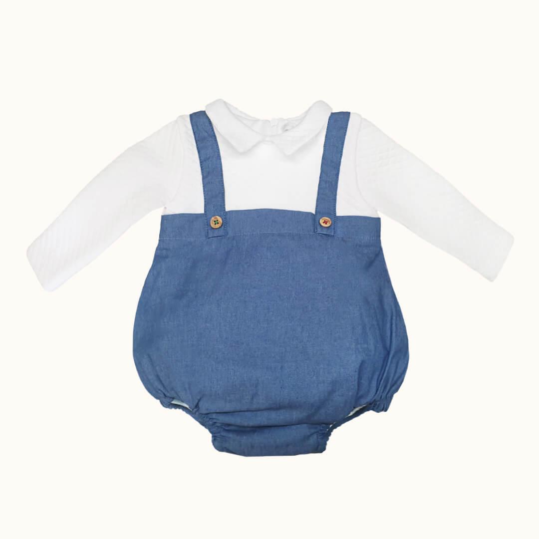 Fofo Denim Branco/Azul - Pim-Pam-Pum Baby