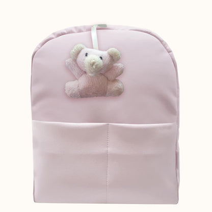 ʕ•ᴗ•ʔ Mochila Criança Polipele Rosa - Pim-Pam-Pum Baby