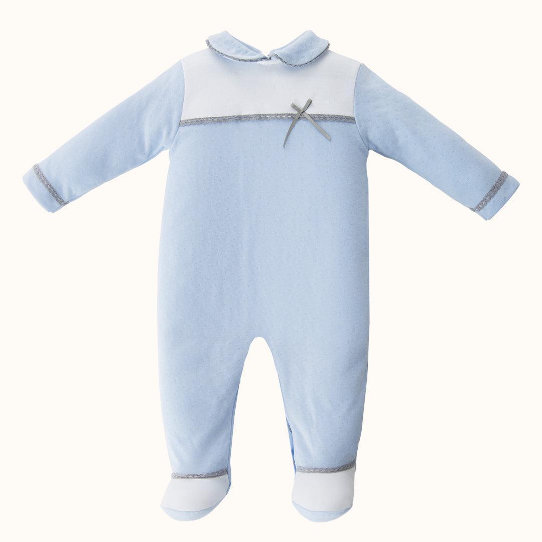 Primeira Roupa Mini Bebé Mimo Azul - Pim-Pam-Pum Baby