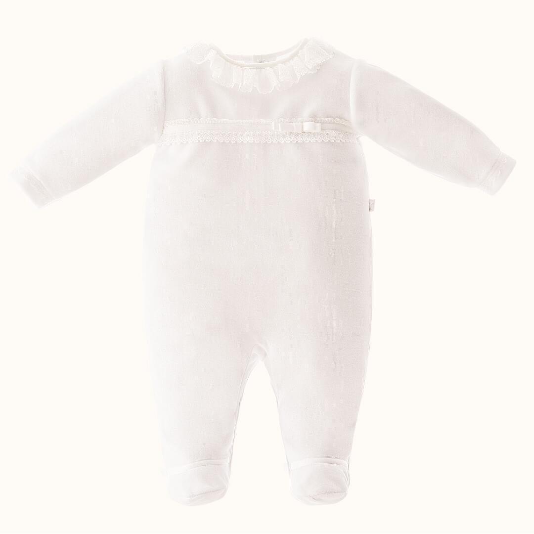 Primeira Roupa Mini Romantic 1 Branco - Pim-Pam-Pum Baby