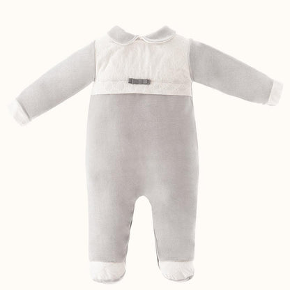 Primeira Roupa Mini Romantic 2 Cinza - Pim-Pam-Pum Baby