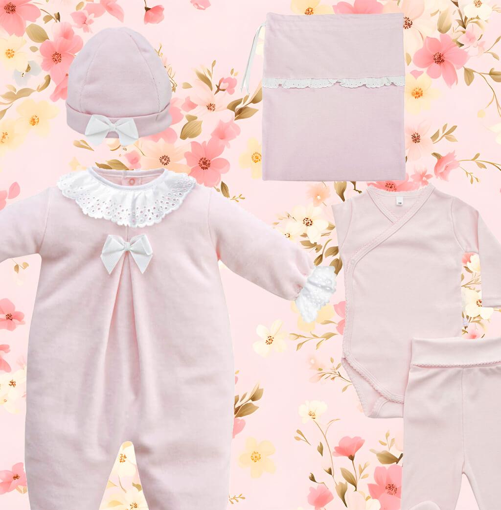 Primeira Roupa Mini Sublime Rosa - Pim-Pam-Pum Baby