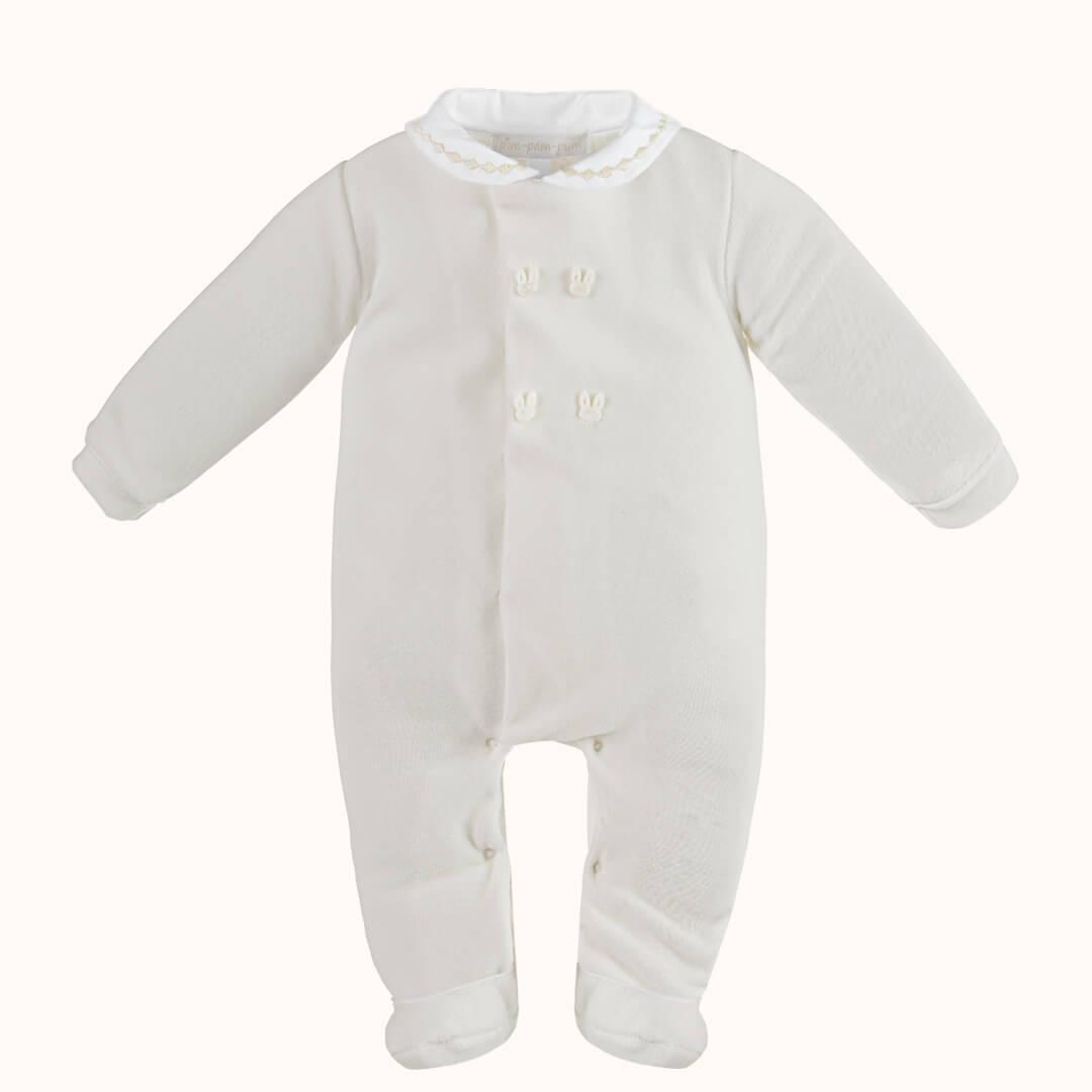 Primeira Roupa Mini Sweet Bege - Pim-Pam-Pum Baby