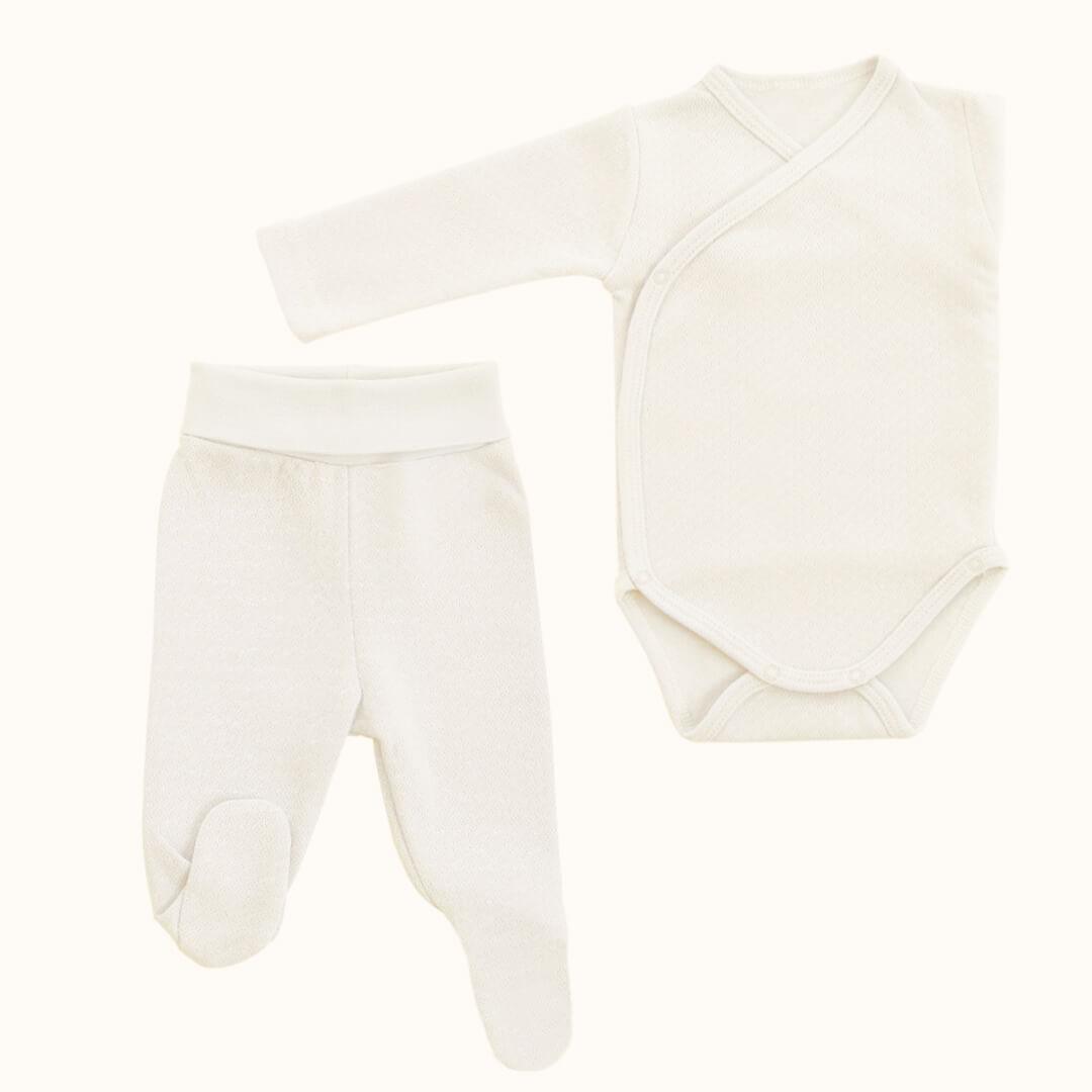 Primeira Roupa Mini Sweet Bege - Pim-Pam-Pum Baby