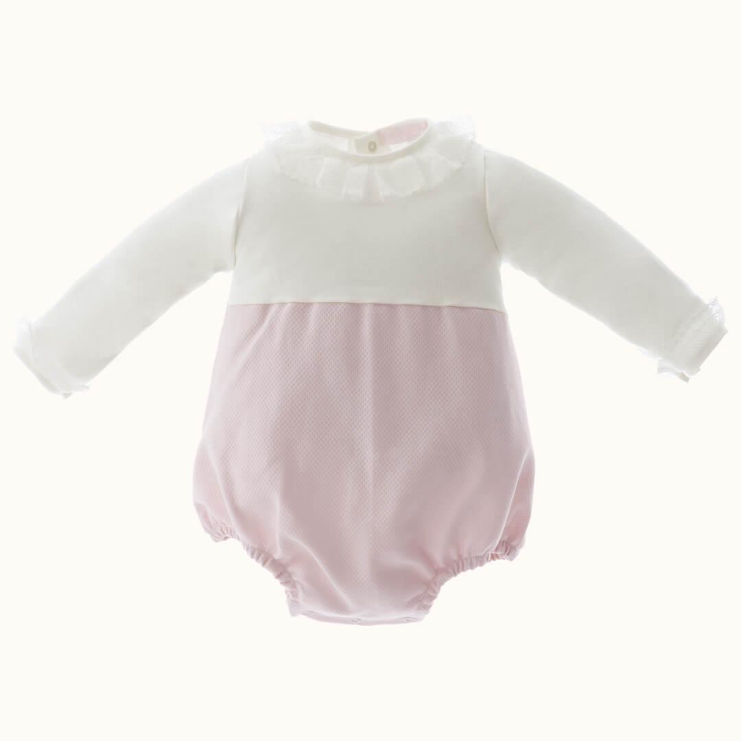 Vestido e Body/Cueca Romantic Rosa - Pim-Pam-Pum Baby