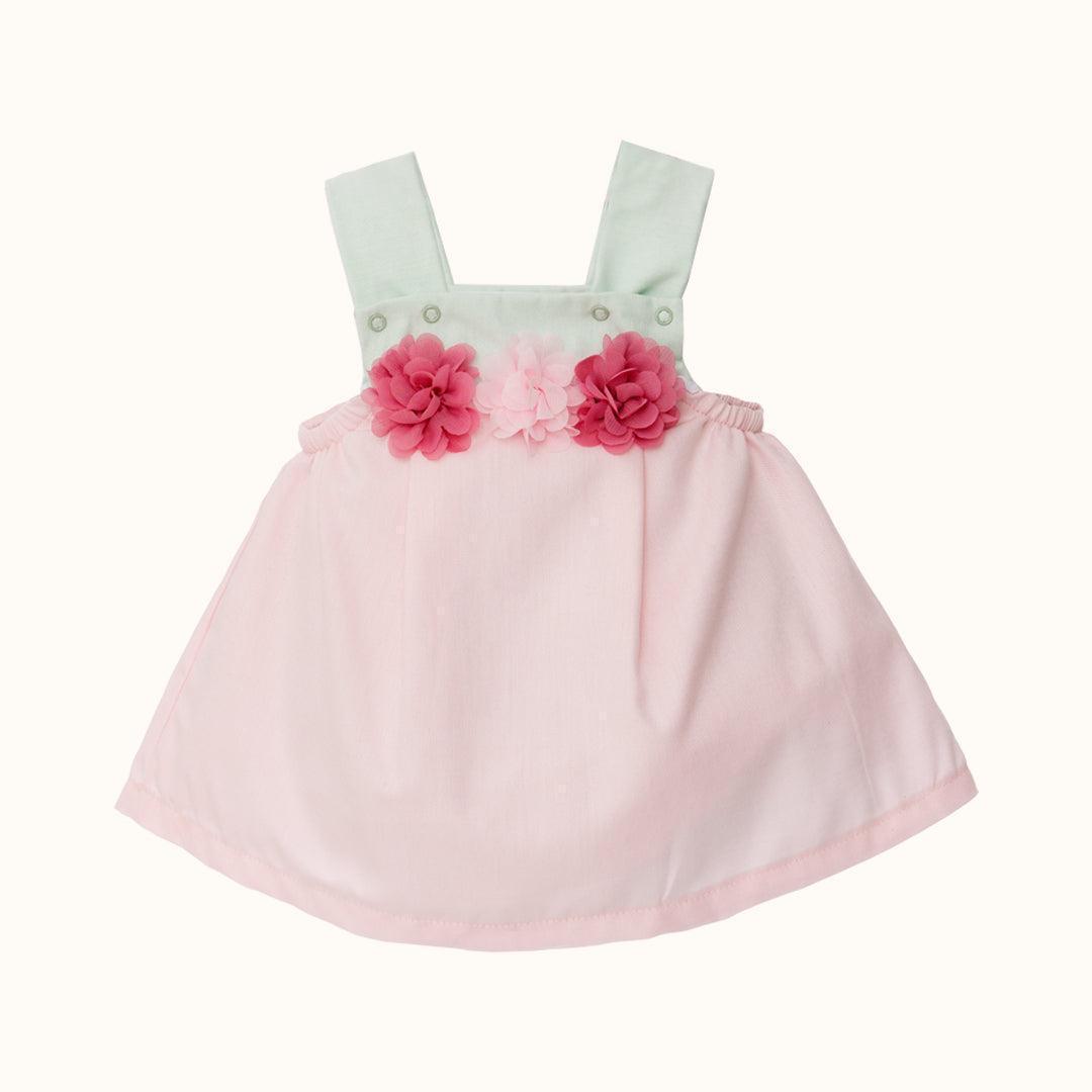 Vestido Jardim Rosa/Verde - Pim-Pam-Pum Baby